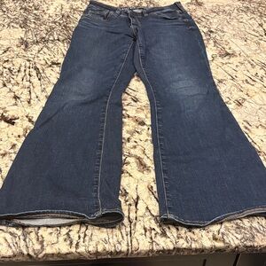 American Eagle Outfitters Dark Blue Flare Jeans